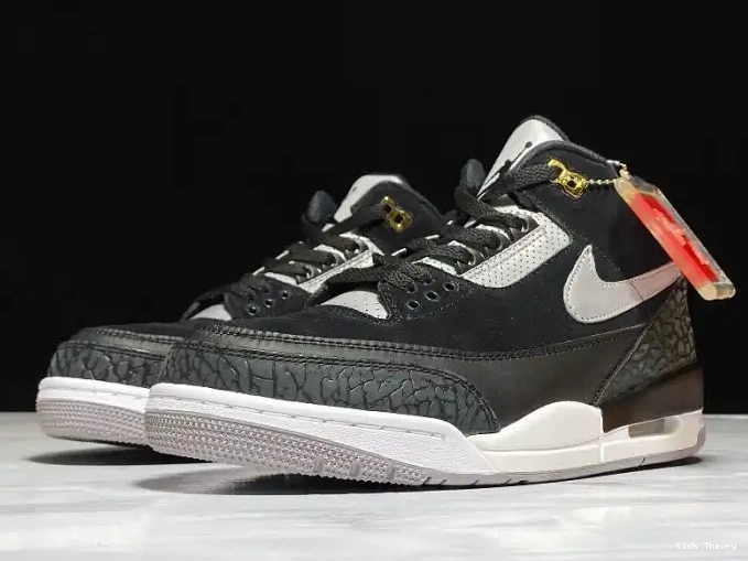 Kicktheory Jordan Grey Air Cement CK4348-007 Tinker Black 3 0528